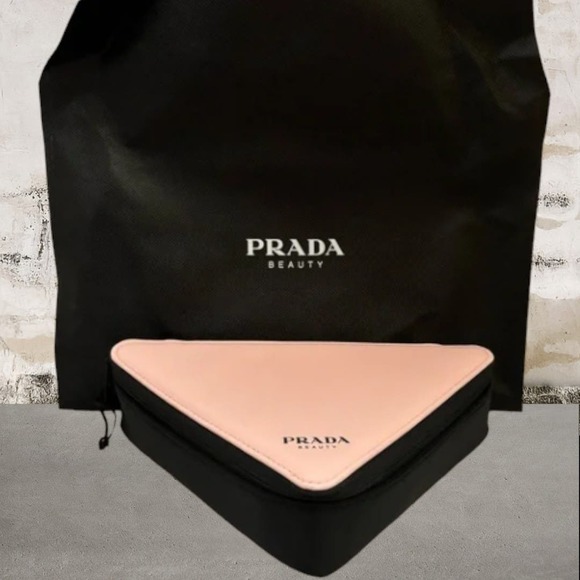 Prada Handbags - NWT Prada Beauty Triangle Beauty Case with Dustbag